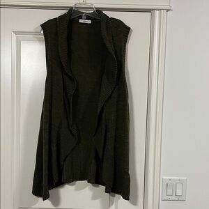 Olive Green CJ banks Sleeveless Women's Sweater